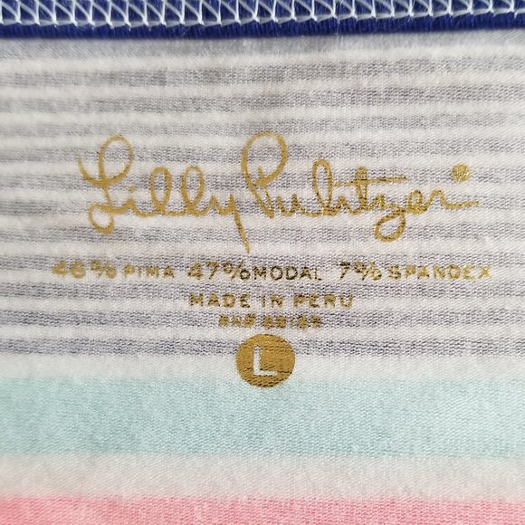 Lilly Pulitzer "Audelia" Top SZ Large - Picture 5 of 9